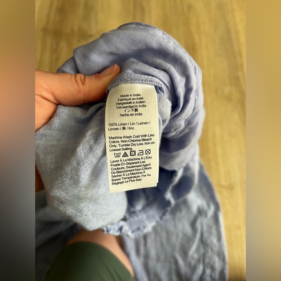 J.Crew Women’s Soleil pant in linen French Blue - Medium Petite - Picture 6 of 9